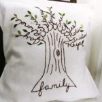 family tree - personalized pillow cover